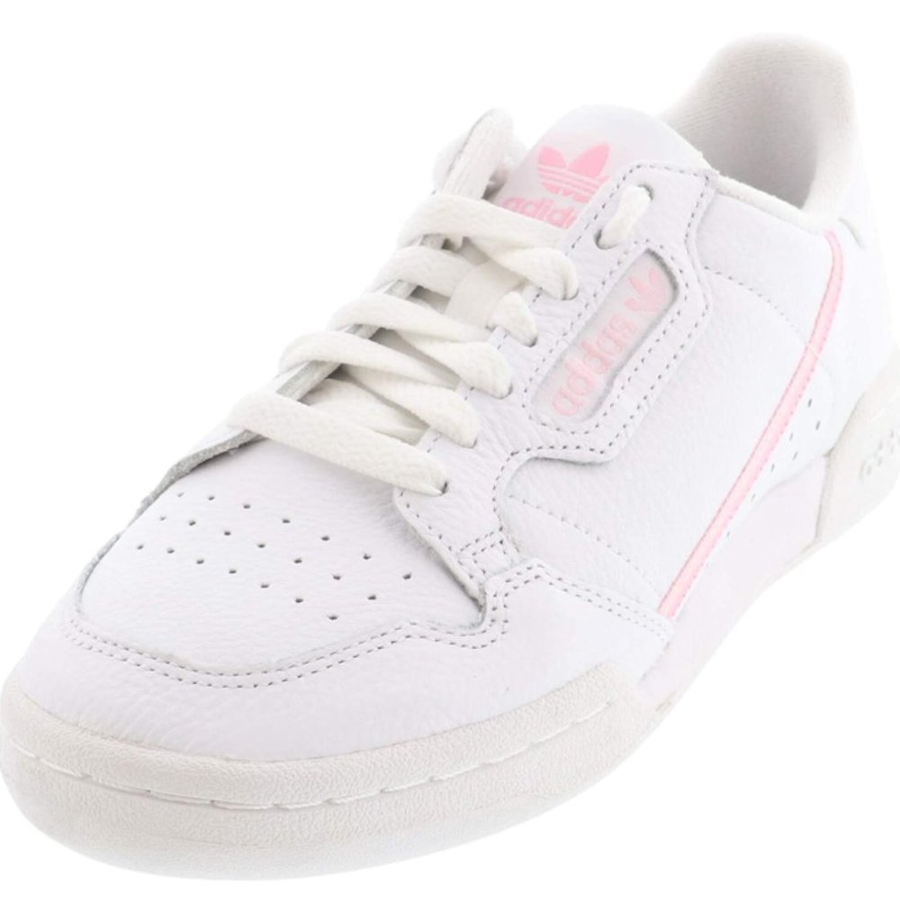 adidas Originals Women's Continental 80 Sneaker, FTWR White/True Pink 7.5